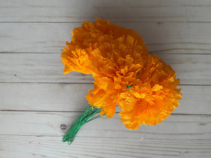 100 Day of the Dead Marigold Paper Flowers