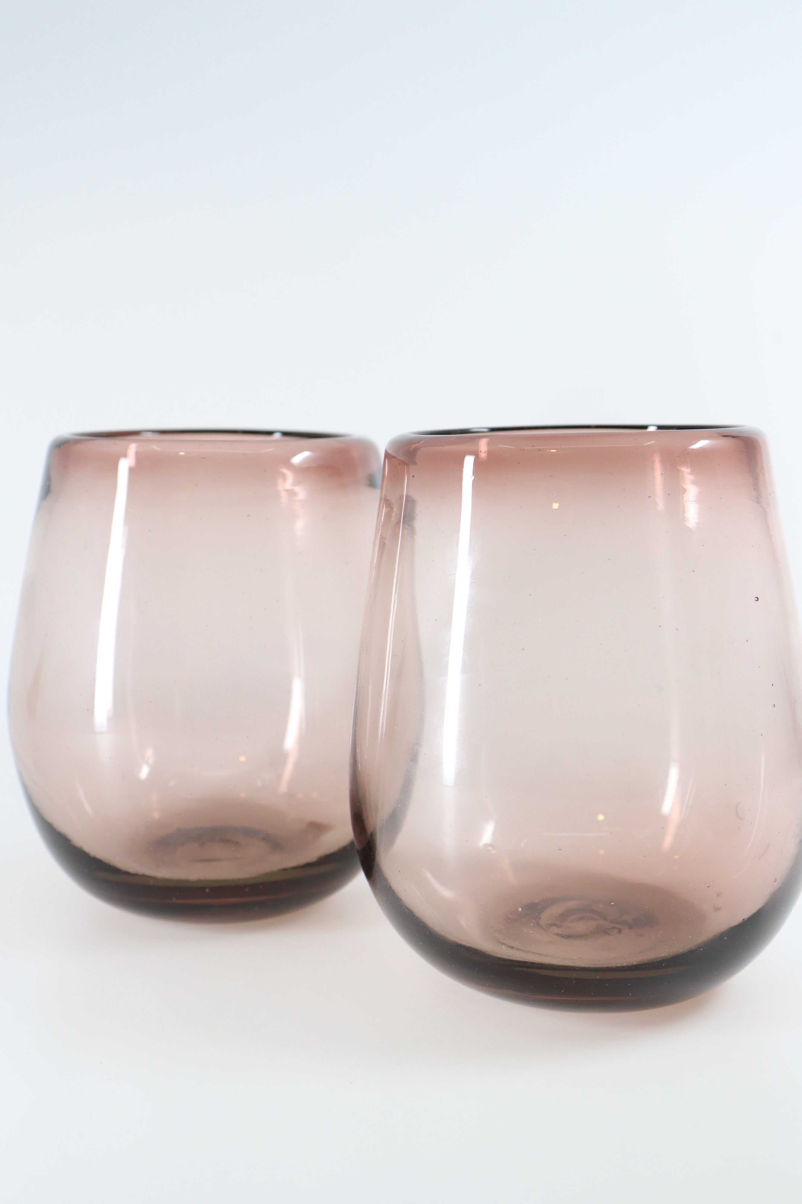 Handblown Stemless Wine Glass