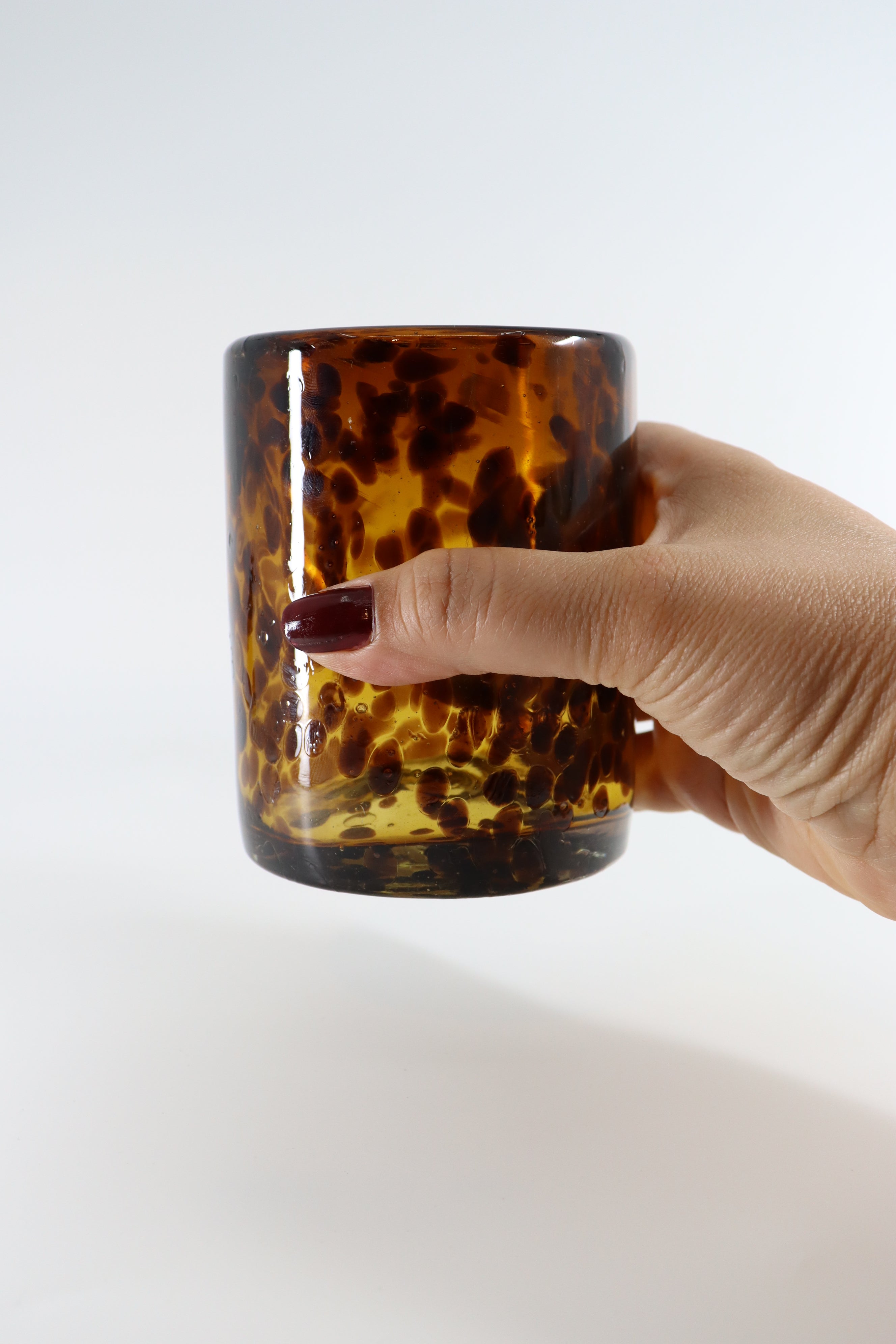 Handmade Tortoise Double Old Fashion Glassware