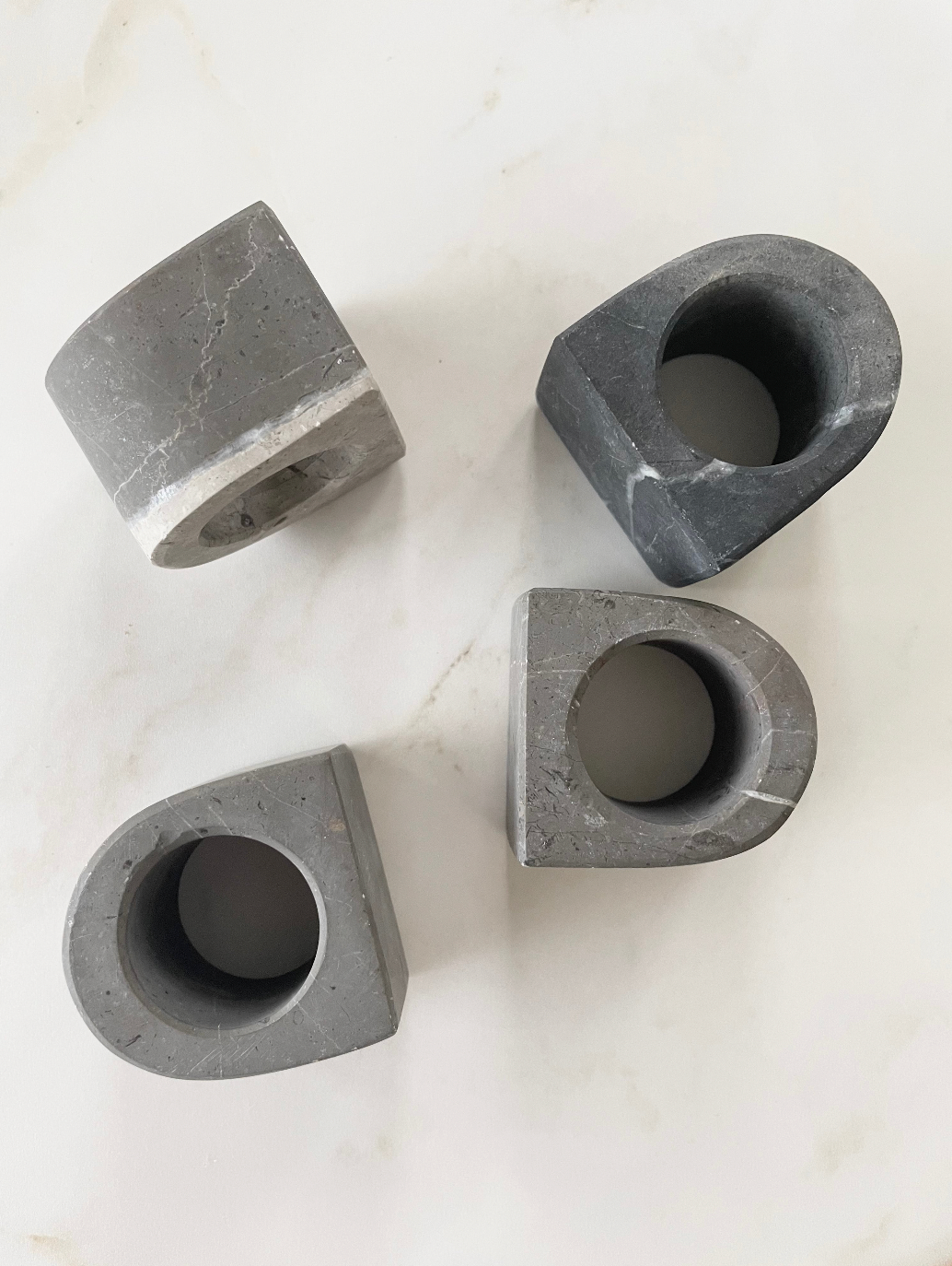 Marble Napkin Rings (set of 2)