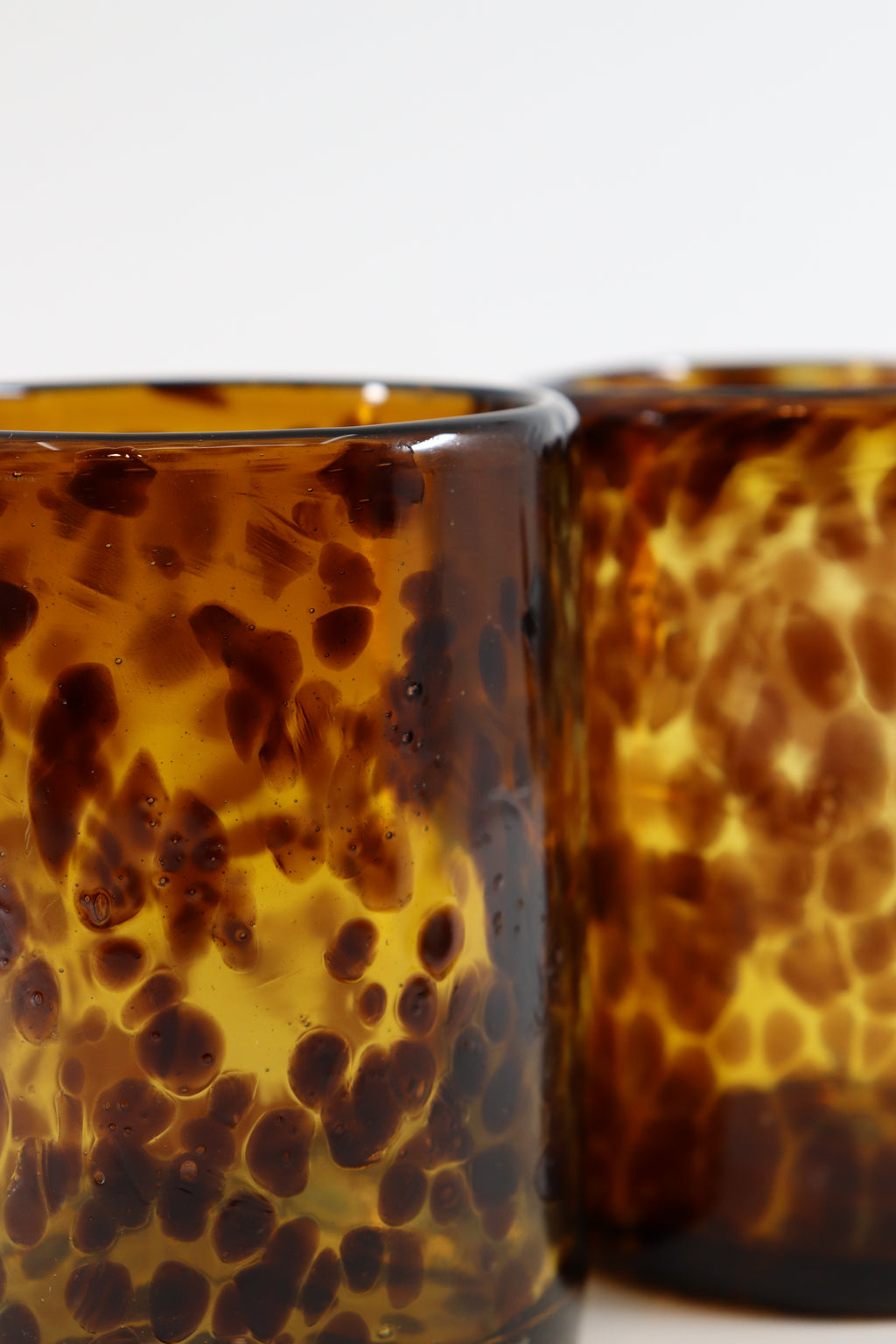 Handmade Tortoise Double Old Fashion Glassware