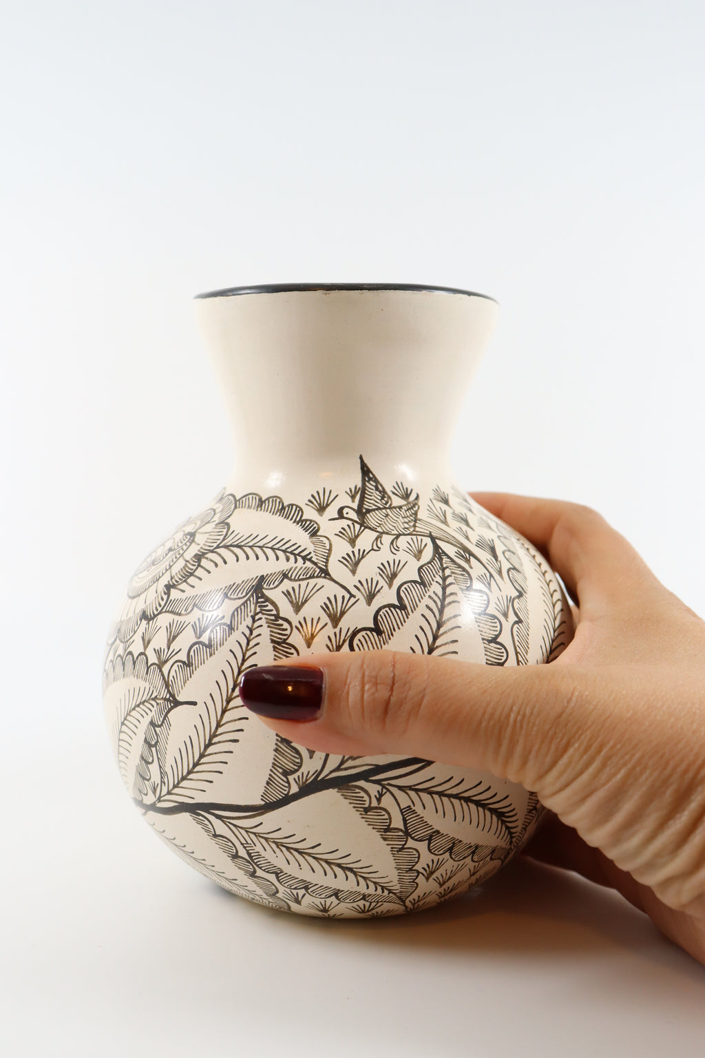 Huancito Hand-painted Small Vase