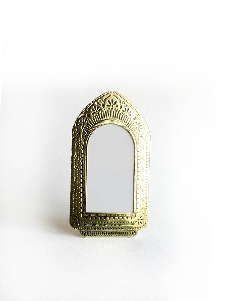 Tall Gold Faux Tin Frame