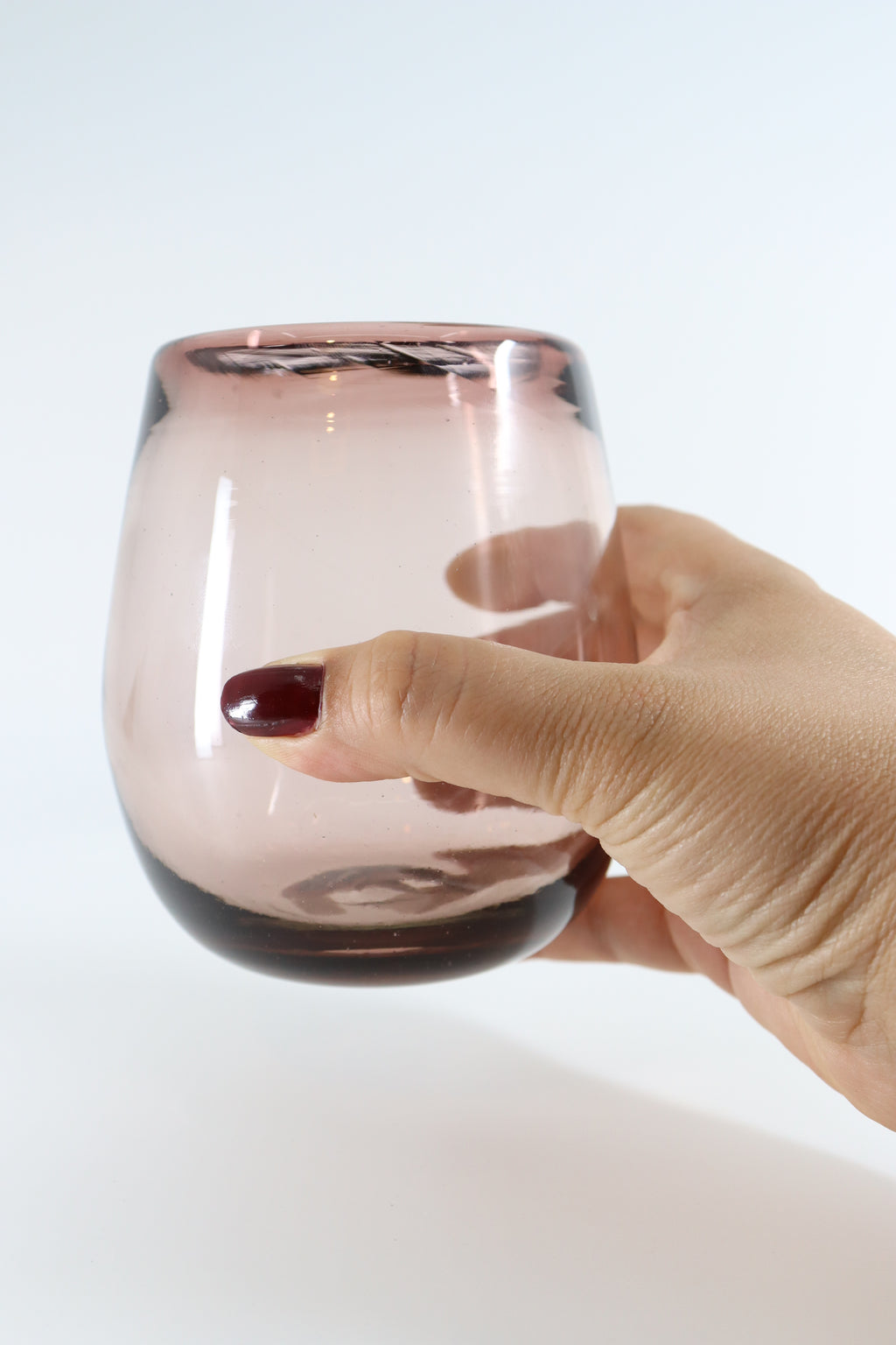 Handblown Stemless Wine Glass