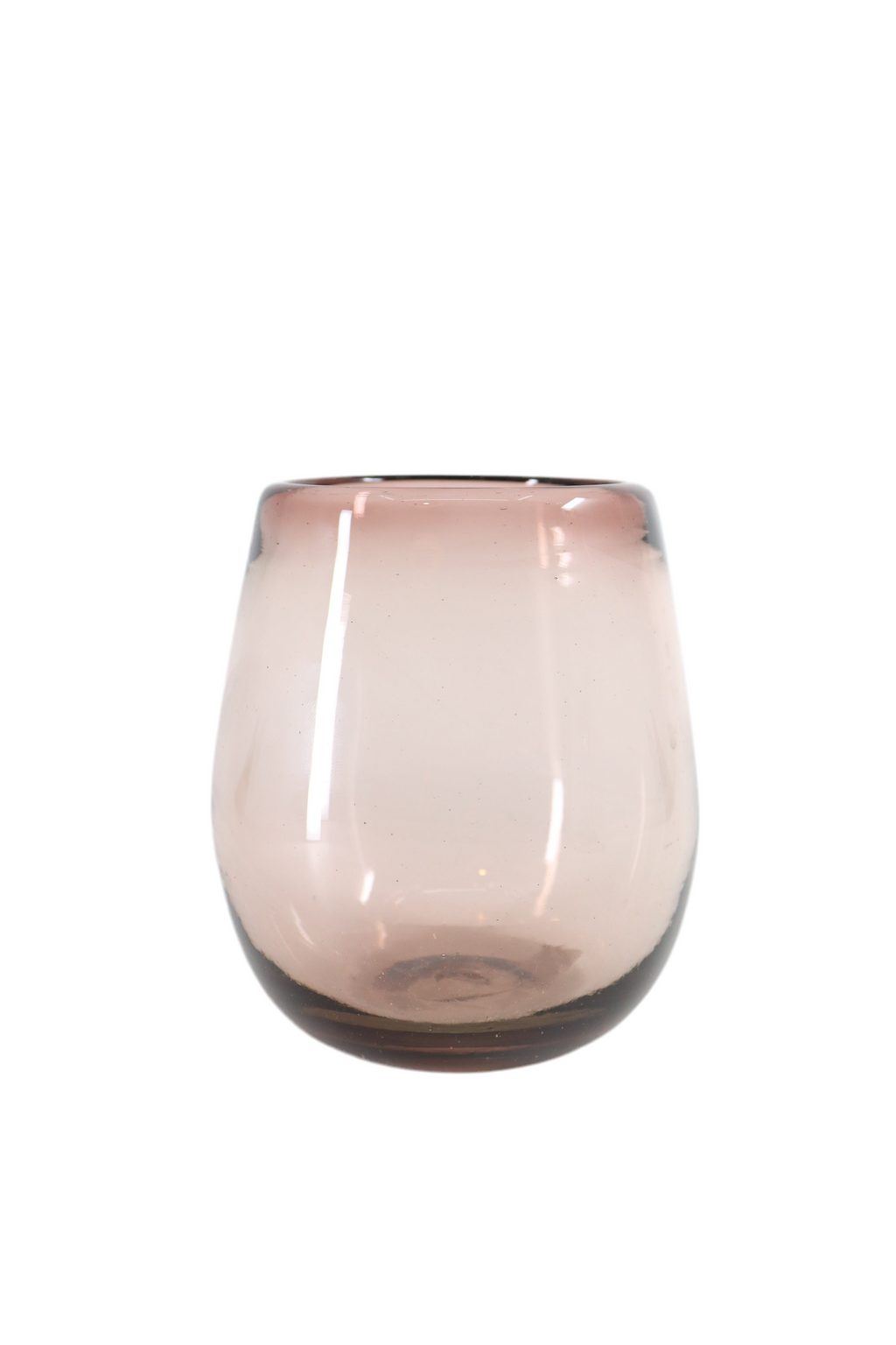 Handblown Stemless Wine Glass