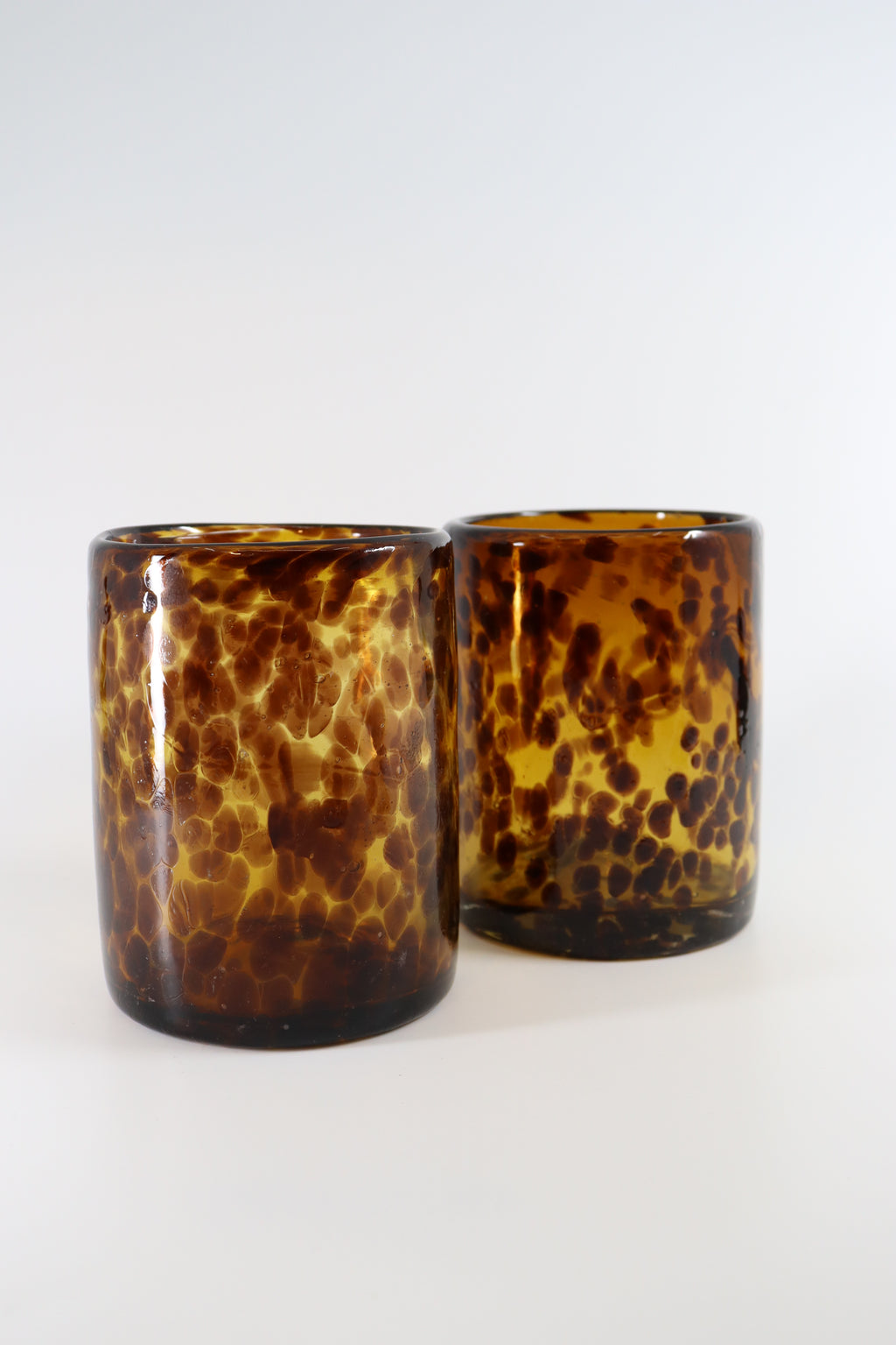 Handmade Tortoise Double Old Fashion Glassware