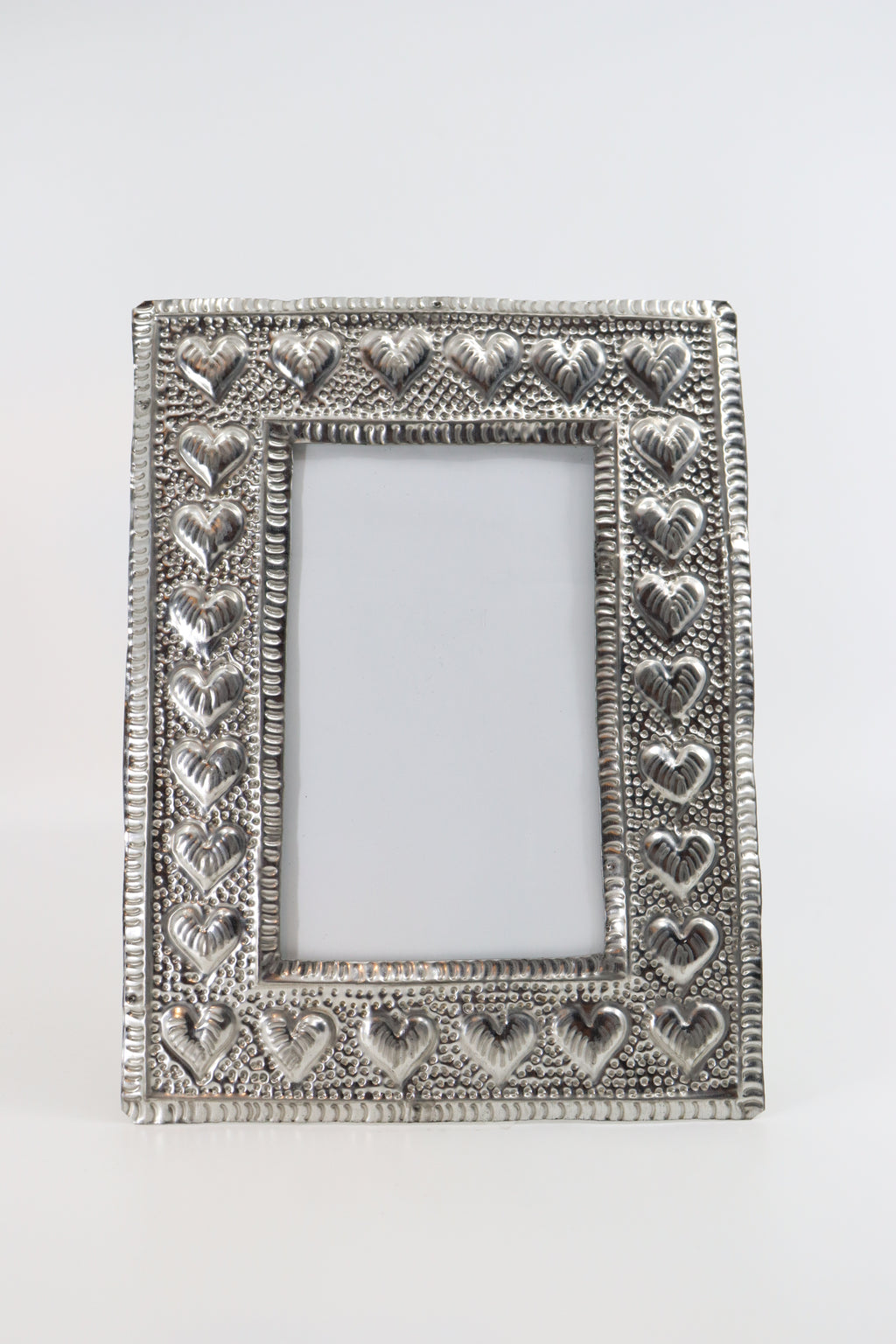 Handmade Hojalata (Tin) Picture Frame from Mexico