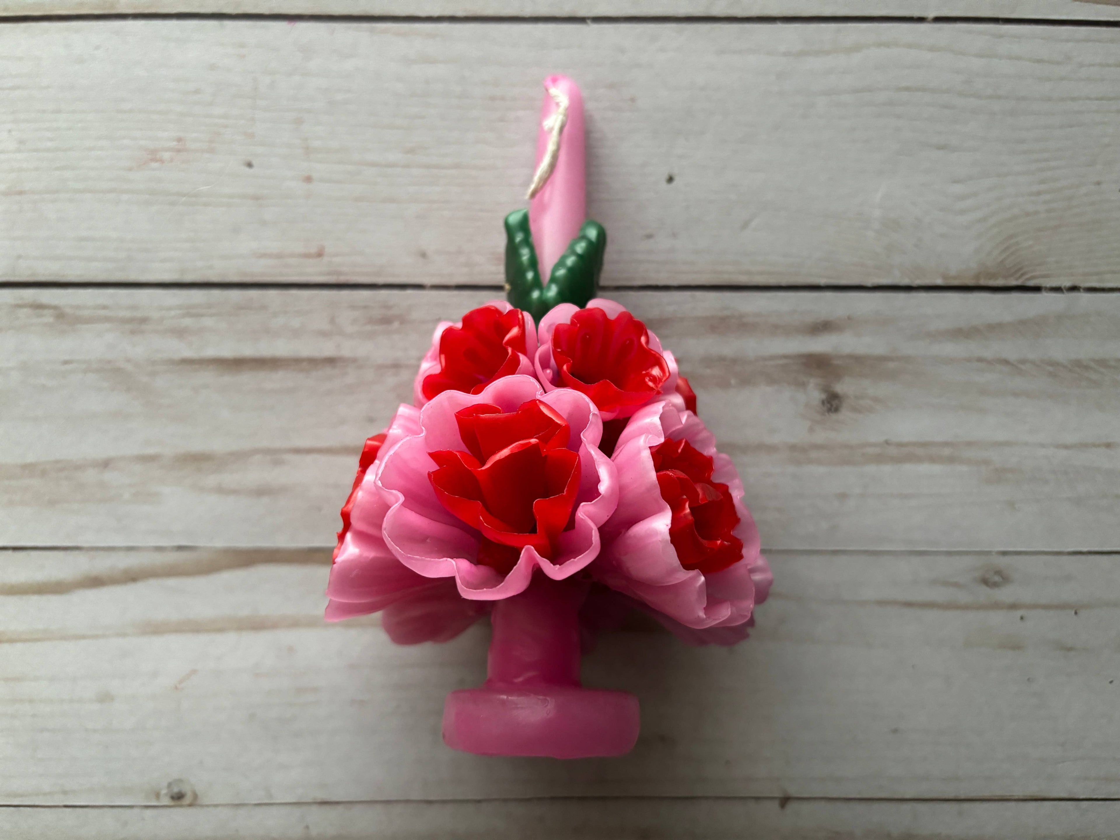 Multicolor Oaxaca Marigold Day of the Dead Candle