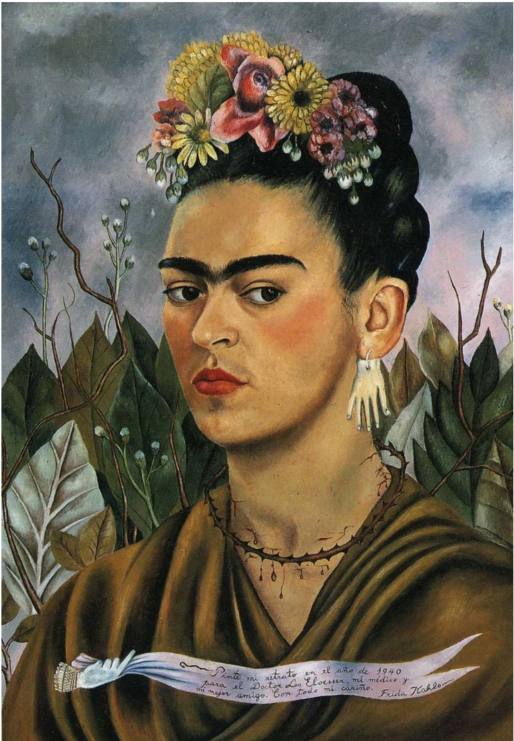 Hojalata Mano & Pajaritos Hanging Ornament