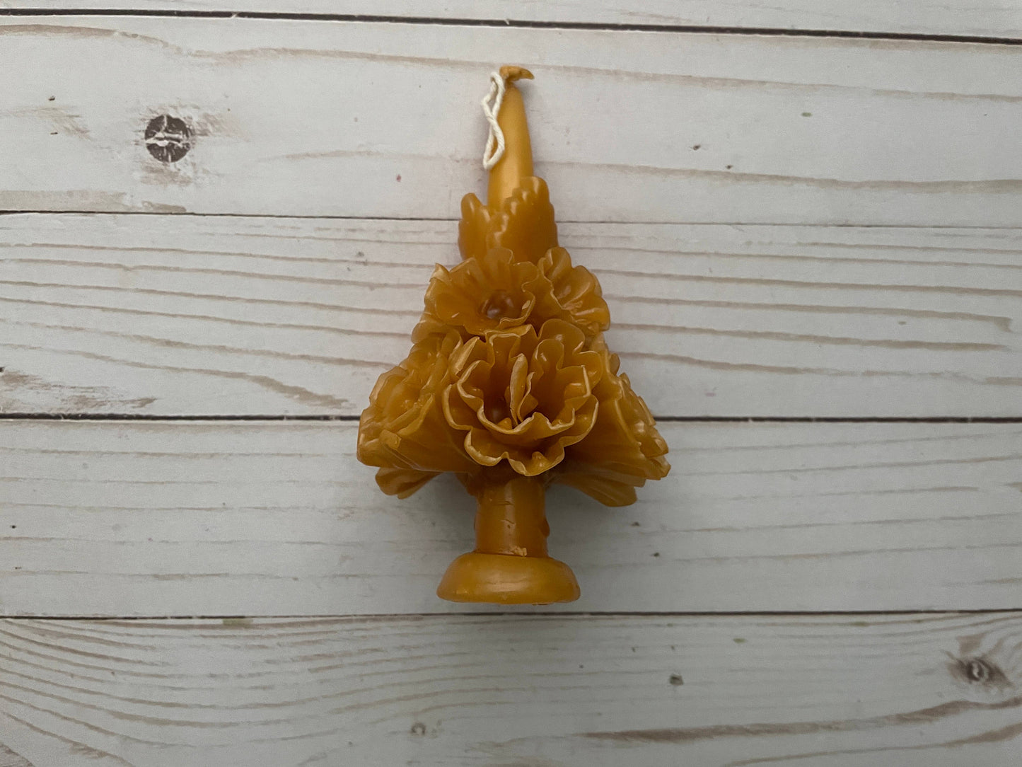 Beeswax Oaxaca Marigold Day of the Dead Candle